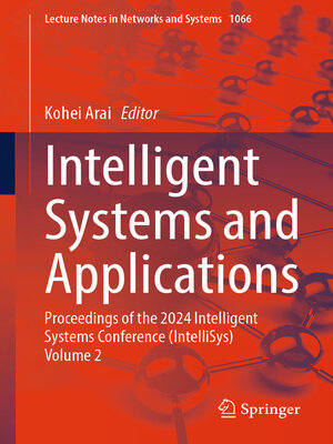 cover image of Intelligent Systems and Applications